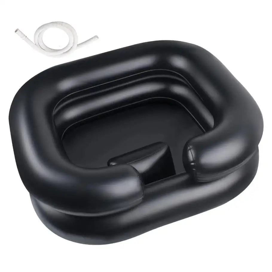 Inflatable Bedside Shampoo Basin for Easy Hair Washing